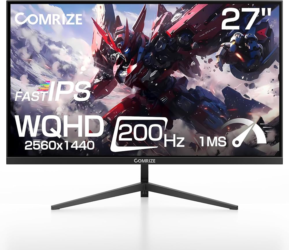 Amazon.co.jp: Comrize モニター 27インチ ゲーミングモニター 200HZ