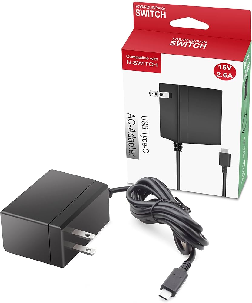 Amazon.com: 15V 2.6A AC Adapter Compatible with Nintendo Switch