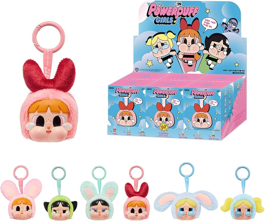 Amazon.com: POP MART Crybaby × Powerpuff Girls Series-Vinyl Face