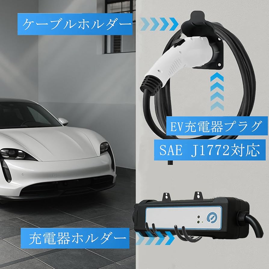 Amazon | LOXHGP 日産 サクラ B6系 EV充電器 ケーブルホルダー ev充電