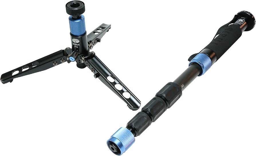 Amazon | SIRUI 脚のみ マルチファンクションビデオ一脚 カーボン 4段