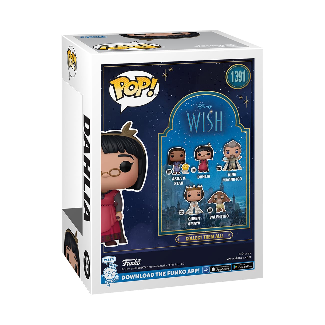 Amazon.com: Funko POP! Vinyl: Disney Wish - Dahlia - Collectable