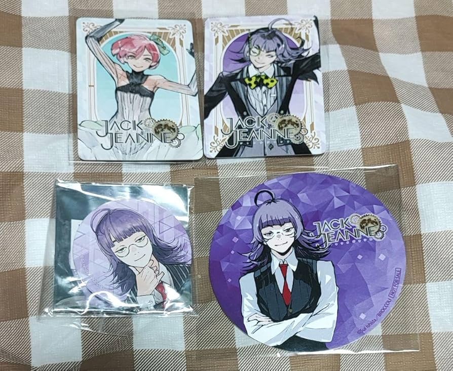 Amazon.co.jp: ジャックジャンヌ 根地黒門 立花希佐 缶バッジ カード