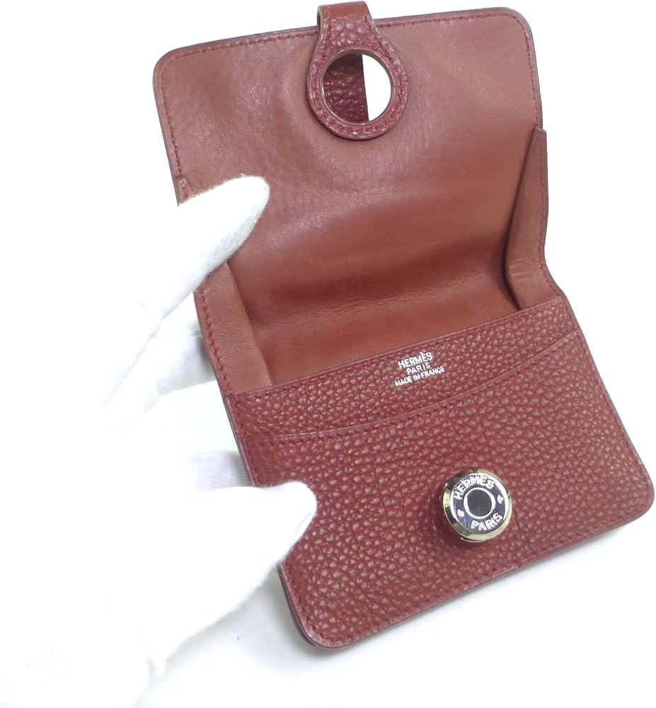Amazon | [エルメス] カードケース ドゴン 名刺入れ トゴ ブラウン □D
