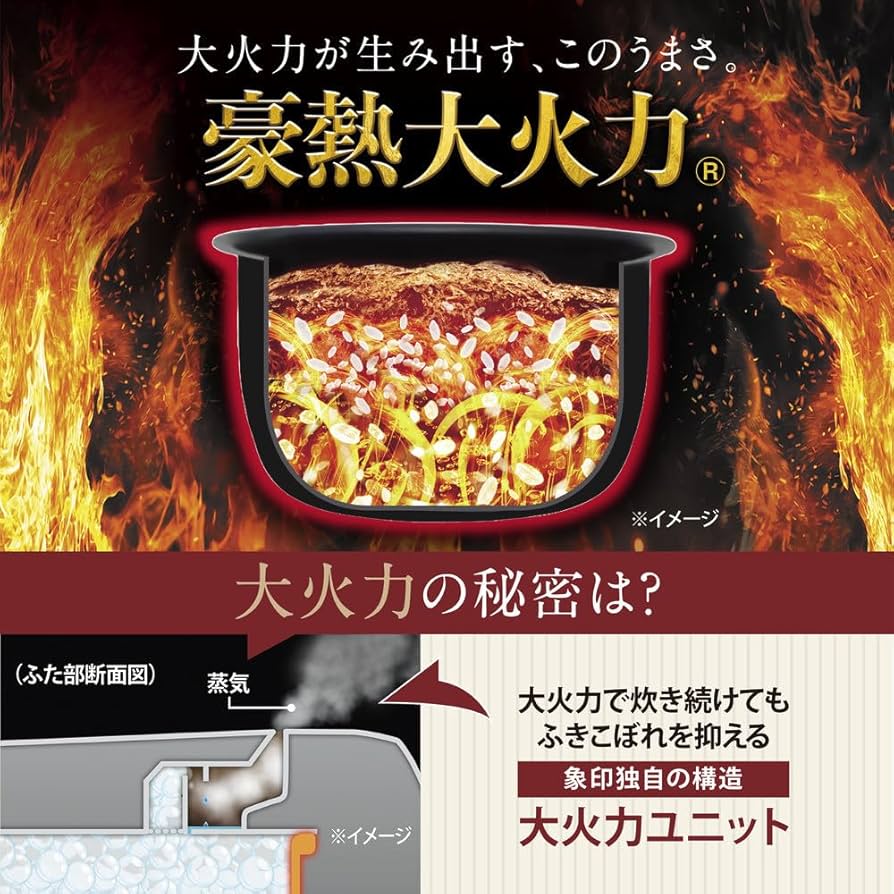 Amazon | 象印マホービン 炊飯器 4合炊き スレートブラック NW-MB07-BZ