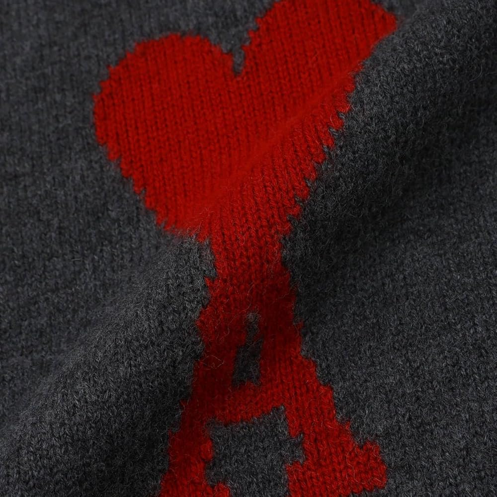 Amazon.co.jp: [AMI PARIS] [アミ パリス]ニット セーター RED ADC