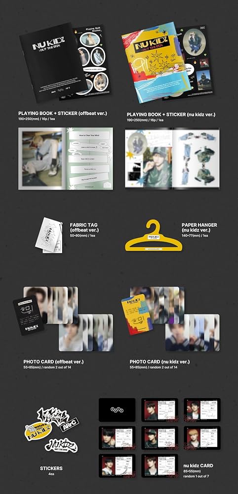 Amazon.com: ARrC nu kidz : out the box 2nd Mini Album (2 ver. SET