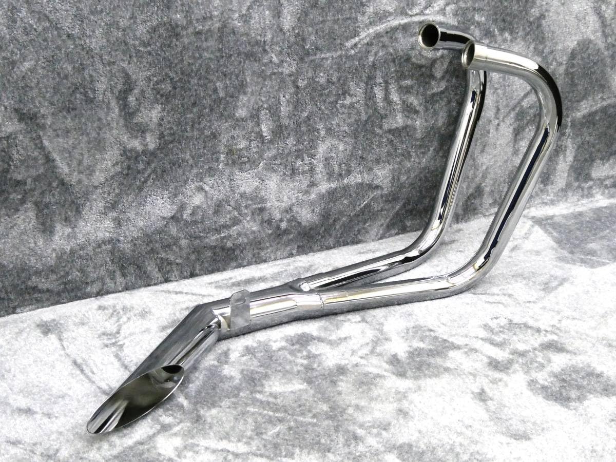 Amazon | GS400 マフラー (ナカノサイクロン 鉄メッキ)/ GS400E