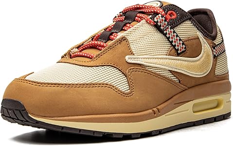 Amazon.com | Nike Air Max 1 x Travis Scott 'Cactus Jack' Wheat US