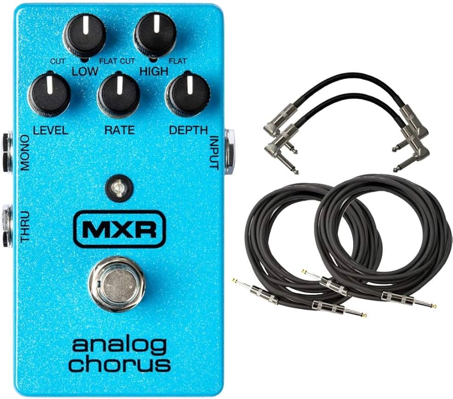 Amazon.com: MXR M234 Analog Chorus Pedal Bundle with 4 Cables