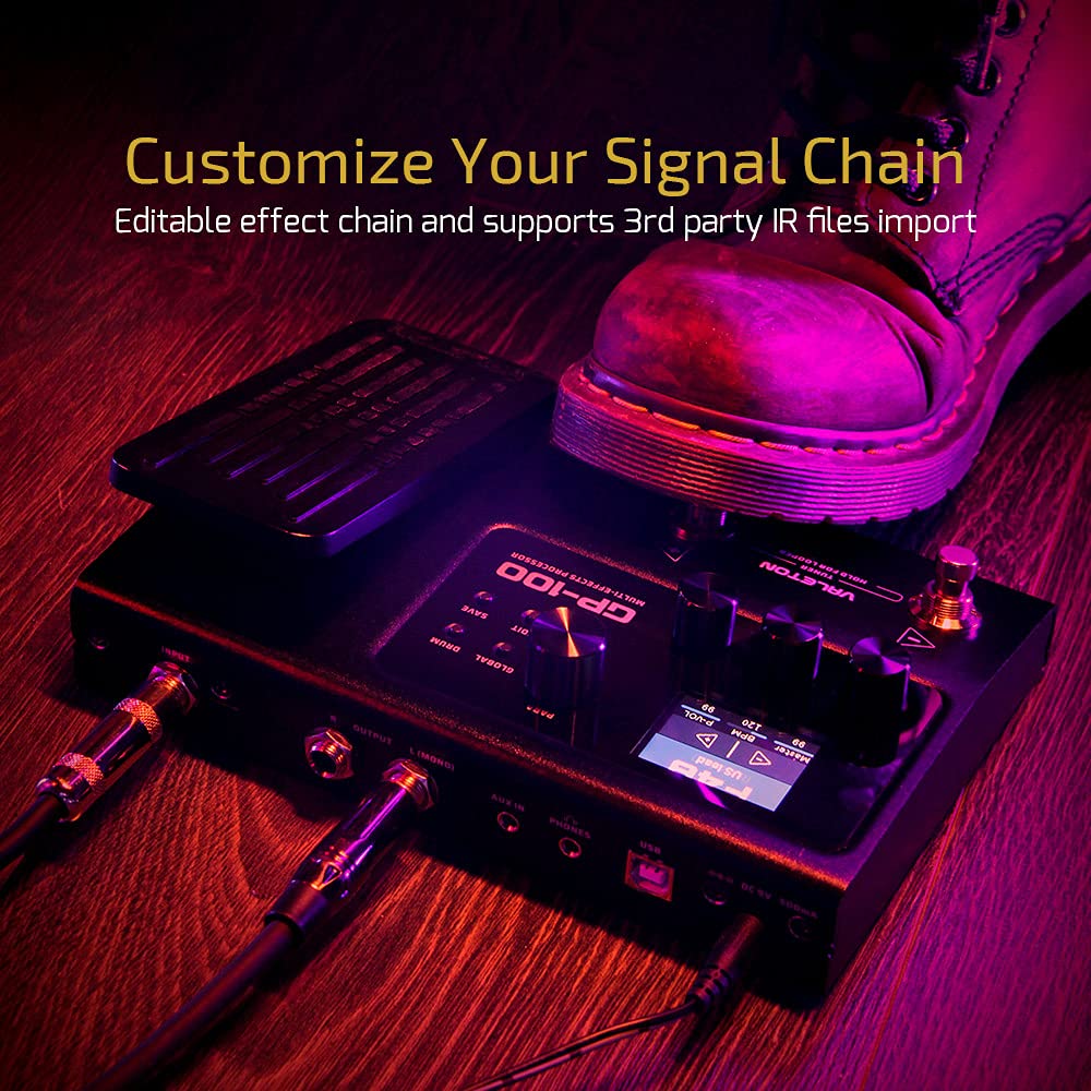 Amazon.com: Valeton GP-100 Guitar Bass Amp Modeling IR Cabinets