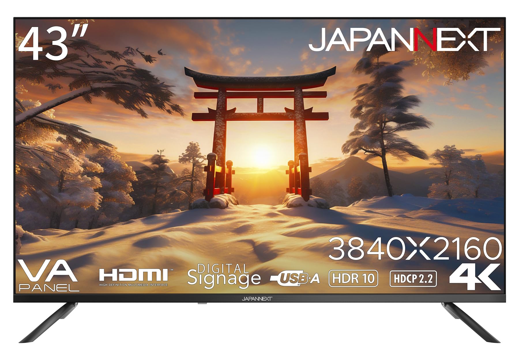 Amazon.co.jp: JAPANNEXT 43インチ 大型 モニター 4K UHD 3840x2160