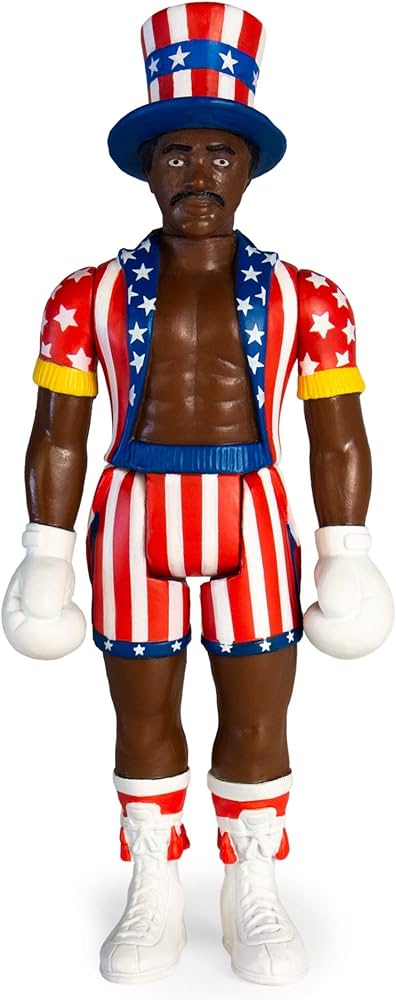 Amazon | Super7 アポロ・クリード (Rocky IV) リアクションフィギュア