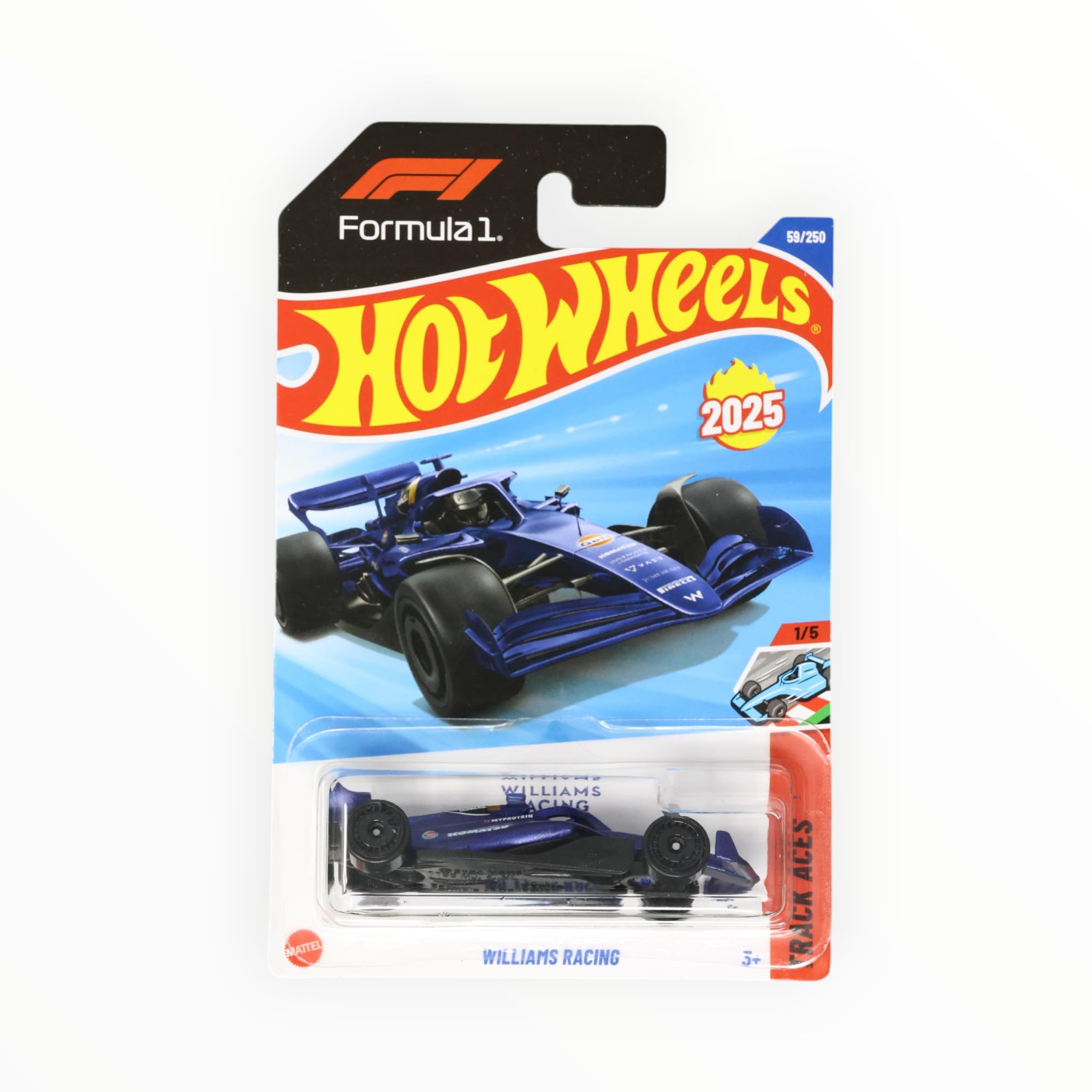 Amazon.com: Hot Wheels Williams Racing [Blue], Track Aces 1/5, 59