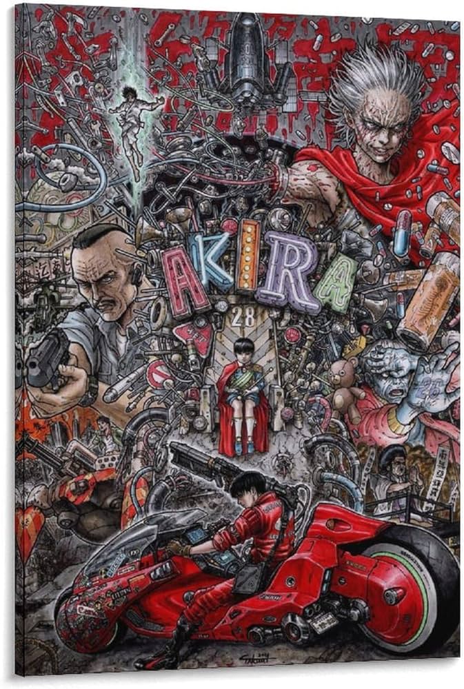 Amazon.co.jp: AKIRA（アキラ）日本の名作SFアニメ映画のポスター (3