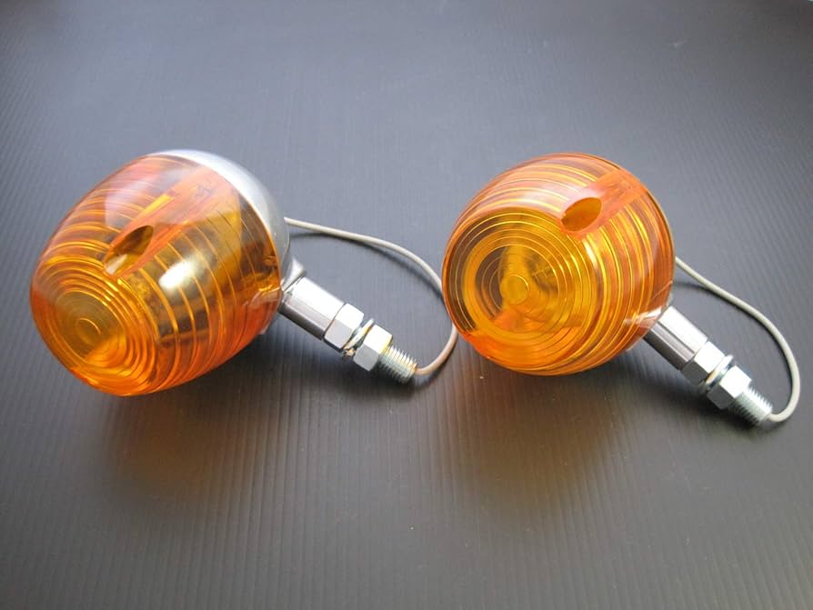 Amazon | カワサキ 500SS マッハⅢ W1 W1S W1SA用タマゴ型ウィンカー