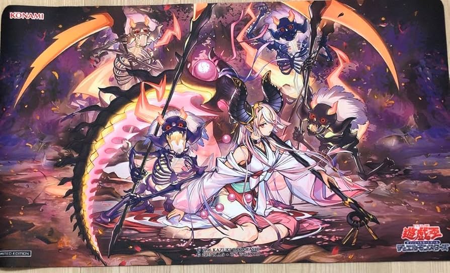 遊戯王 ランキングデュエル 現世離レ カクリヨノチザクラ プレイマット