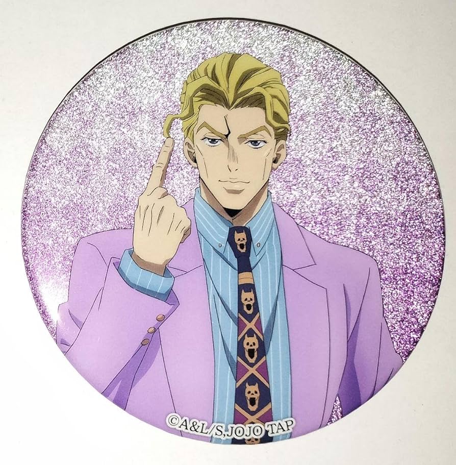 Amazon.co.jp: ジョジョ 吉良吉影 グリッター缶バッジ ジョジョ