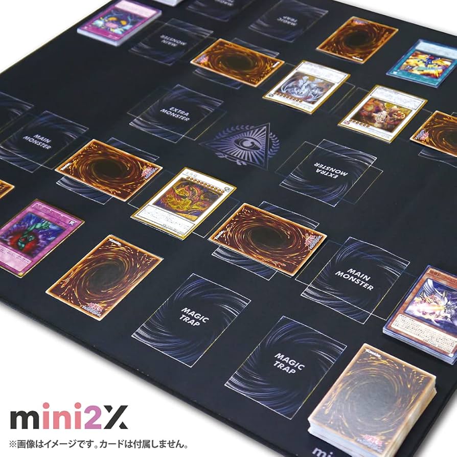 Amazon | mini2x TCG 遊戯王カード 用 遊戯王 用 ラバー プレイマット