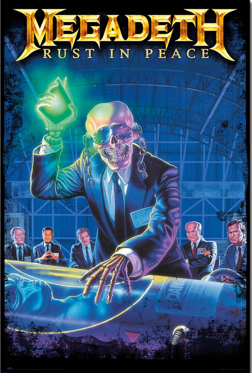 Amazon.co.jp: 公式ライセンス メガデス - Rust In Peace 24 x 36