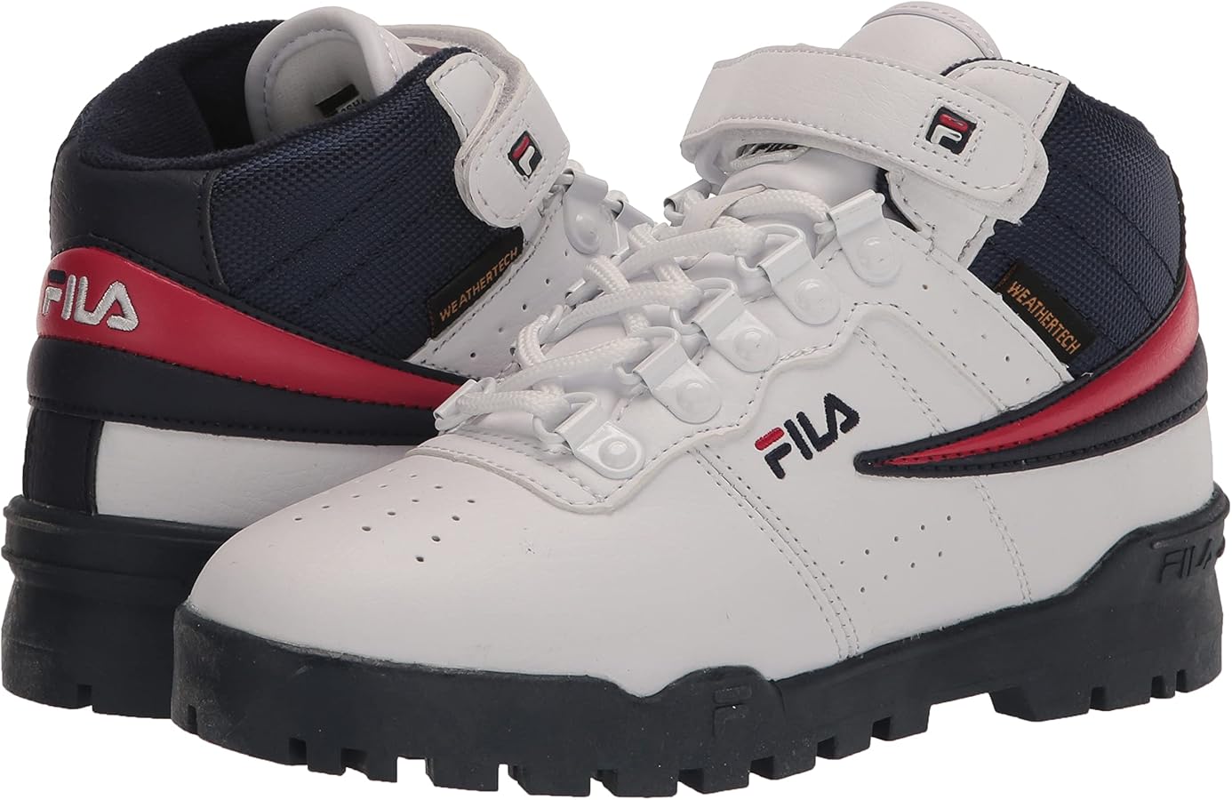 Amazon.com | Fila F-13 Weather TECH Hiking Boot, White/Navy/Red, 1