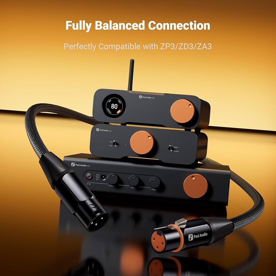 Amazon.com: Fosi Audio ZA3 Balanced Stereo Amplifier Home Audio
