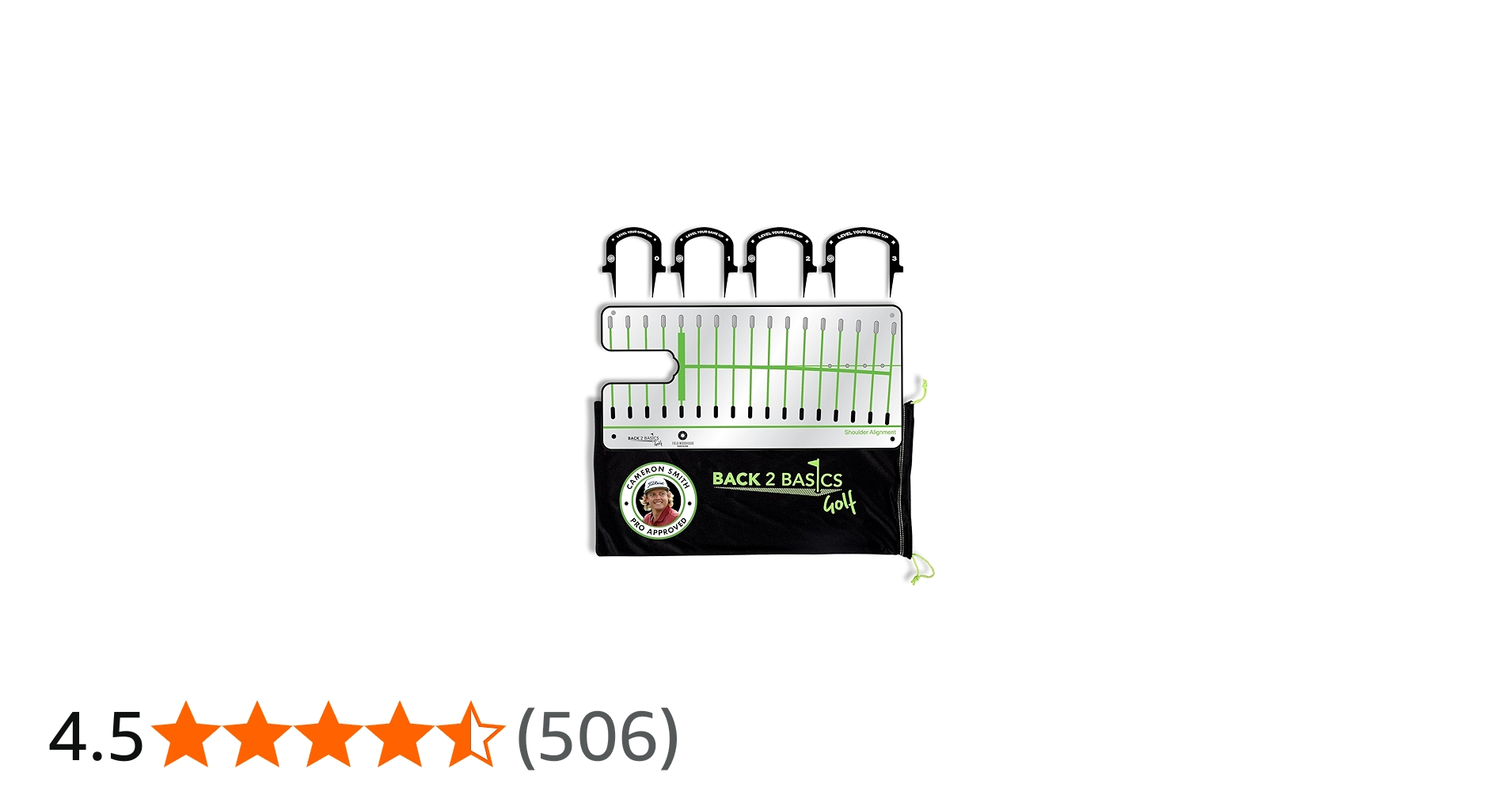 Amazon | 【全英オープン覇者も愛用】 BACK2BASICSGOLF パター練習器具