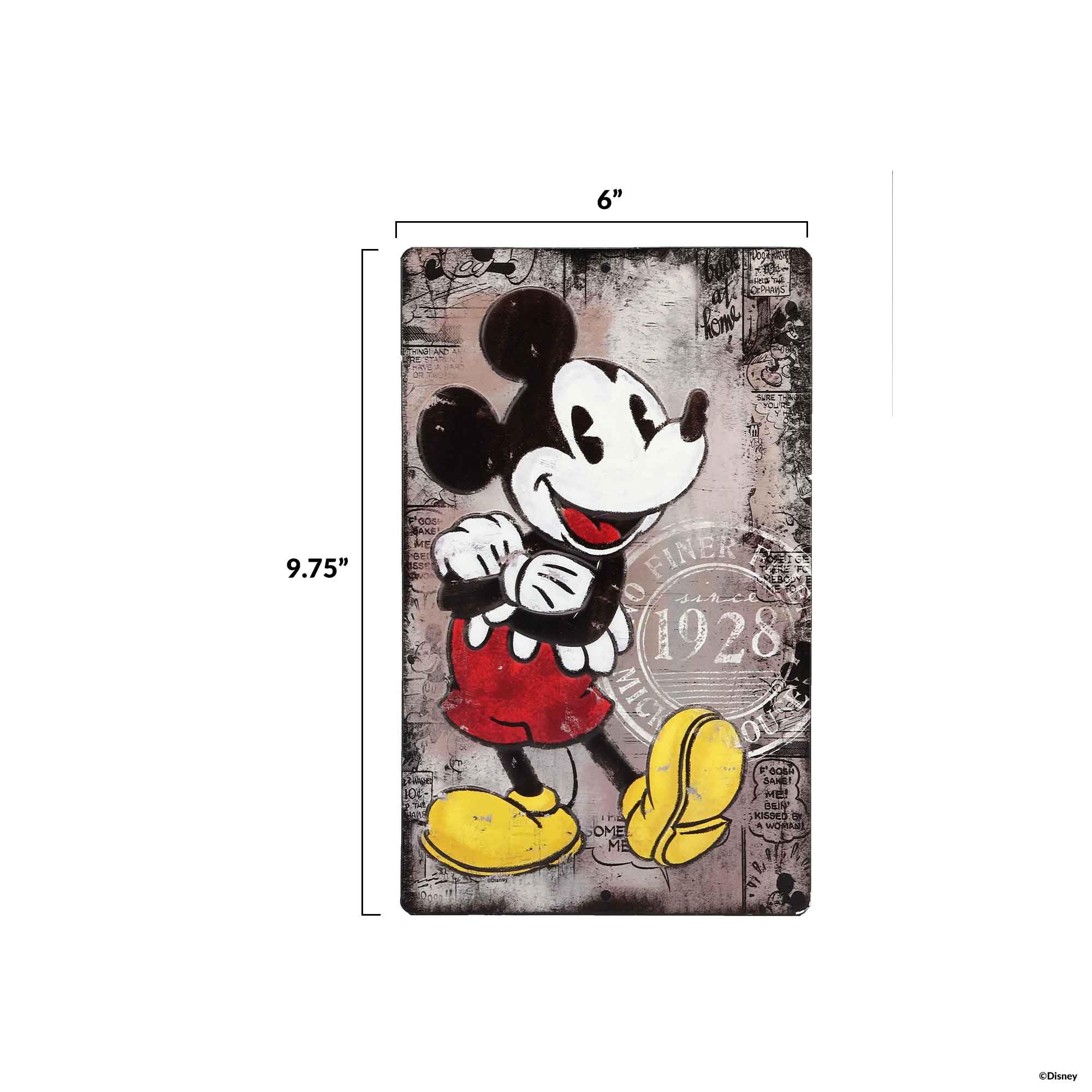 Amazon.com: Disney Mickey Mouse Since 1928 Metal Wall Art