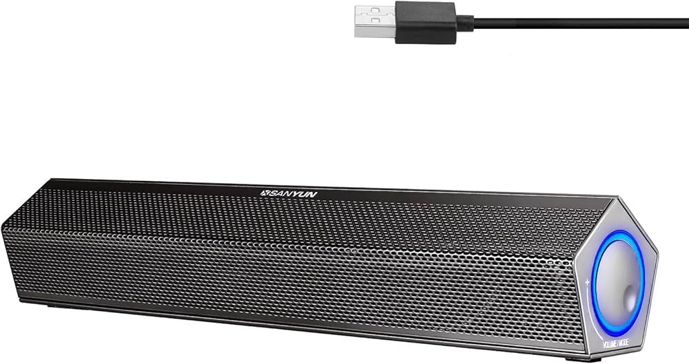 Amazon.co.jp: Sanyun SW010 デュアルモードパソコンスピーカー、8 W