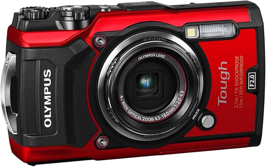 Amazon.com : OM SYSTEM Olympus TG-6 Red Underwater Camera