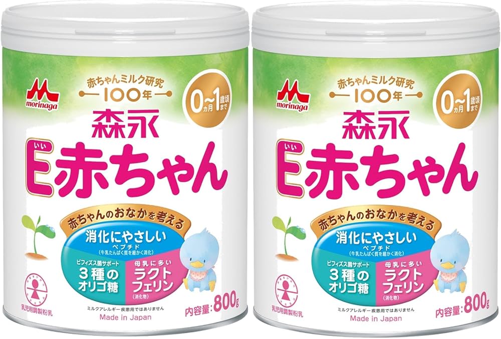 Amazon.co.jp: 【Amazon.co.jp限定】 森永 E赤ちゃん 大缶 800g×2缶