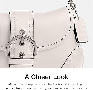 Coach Women's Regenerative Leather Soho Bag, Chalk: Handbags