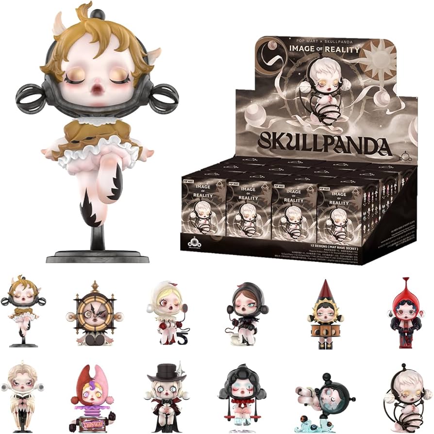 Amazon.com: POP MART SKULLPANDA Image of Reality Series Figures
