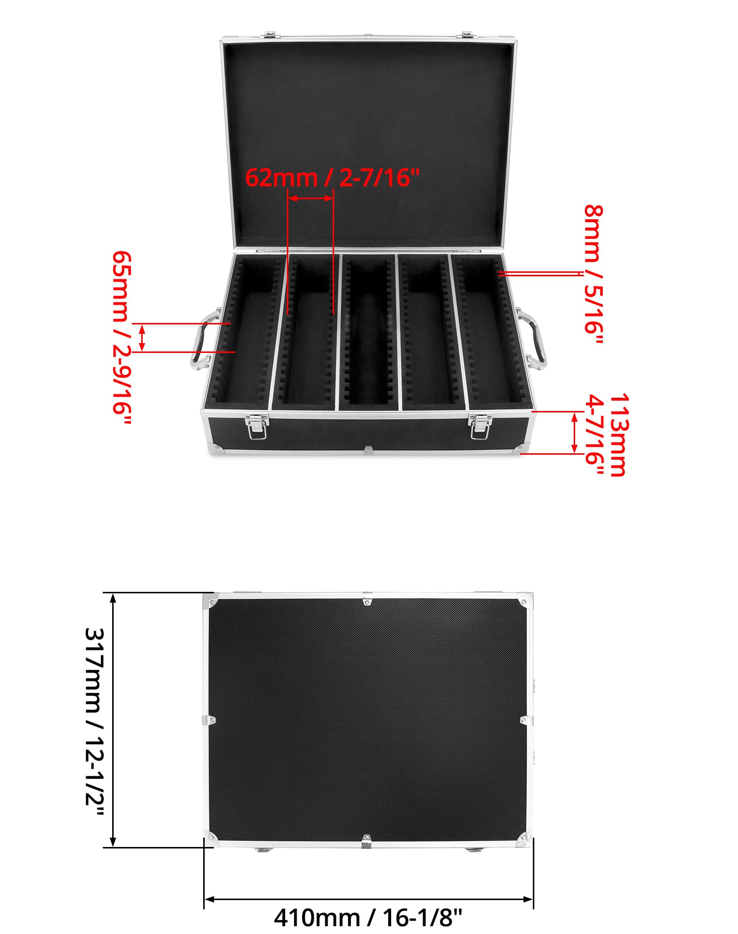 Amazon.co.jp: QWORK コイン収納ボックス 100グレード コインスラブ