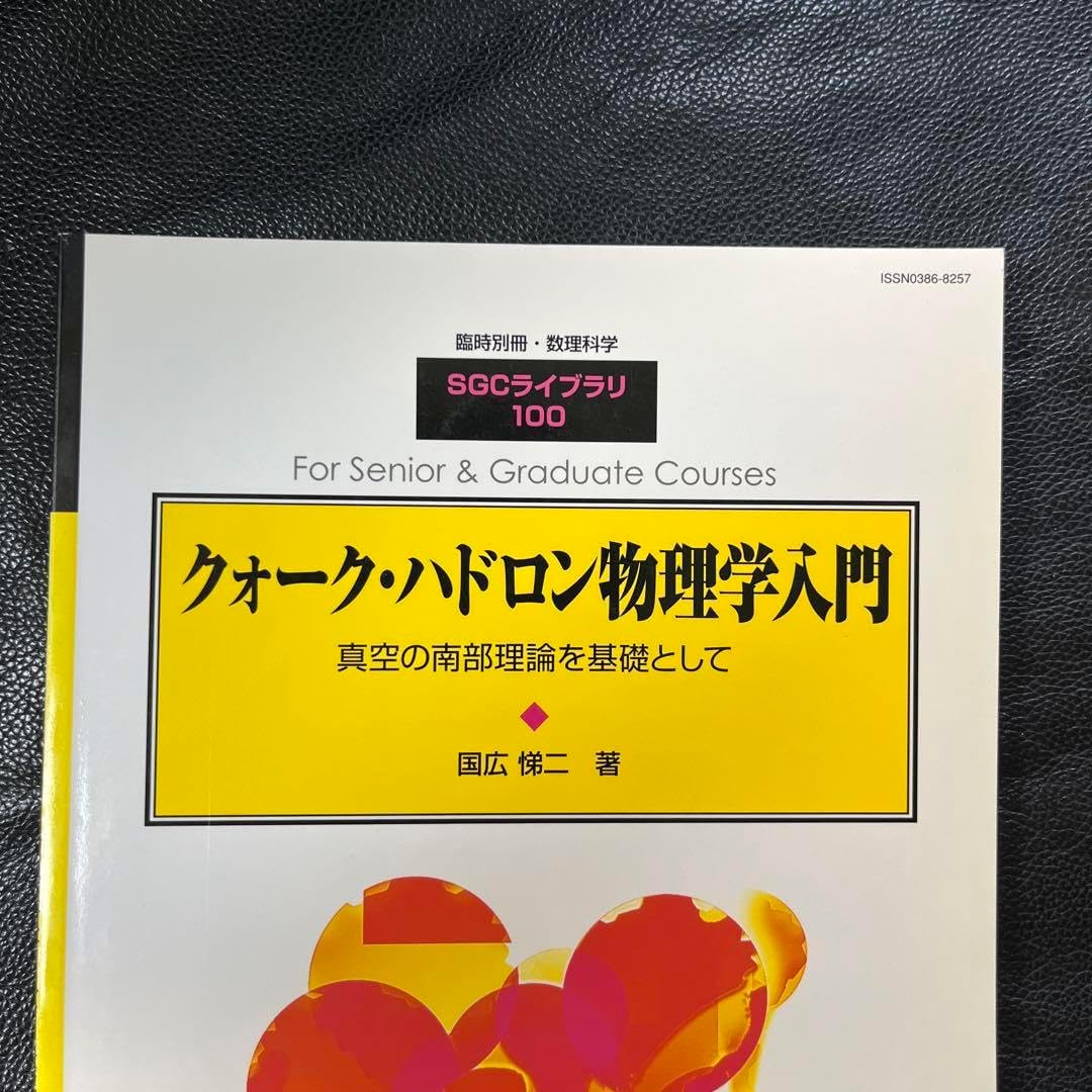 クォーク・ハドロン物理学入門 国広悌二 クォーク・ハドロン物理学入門