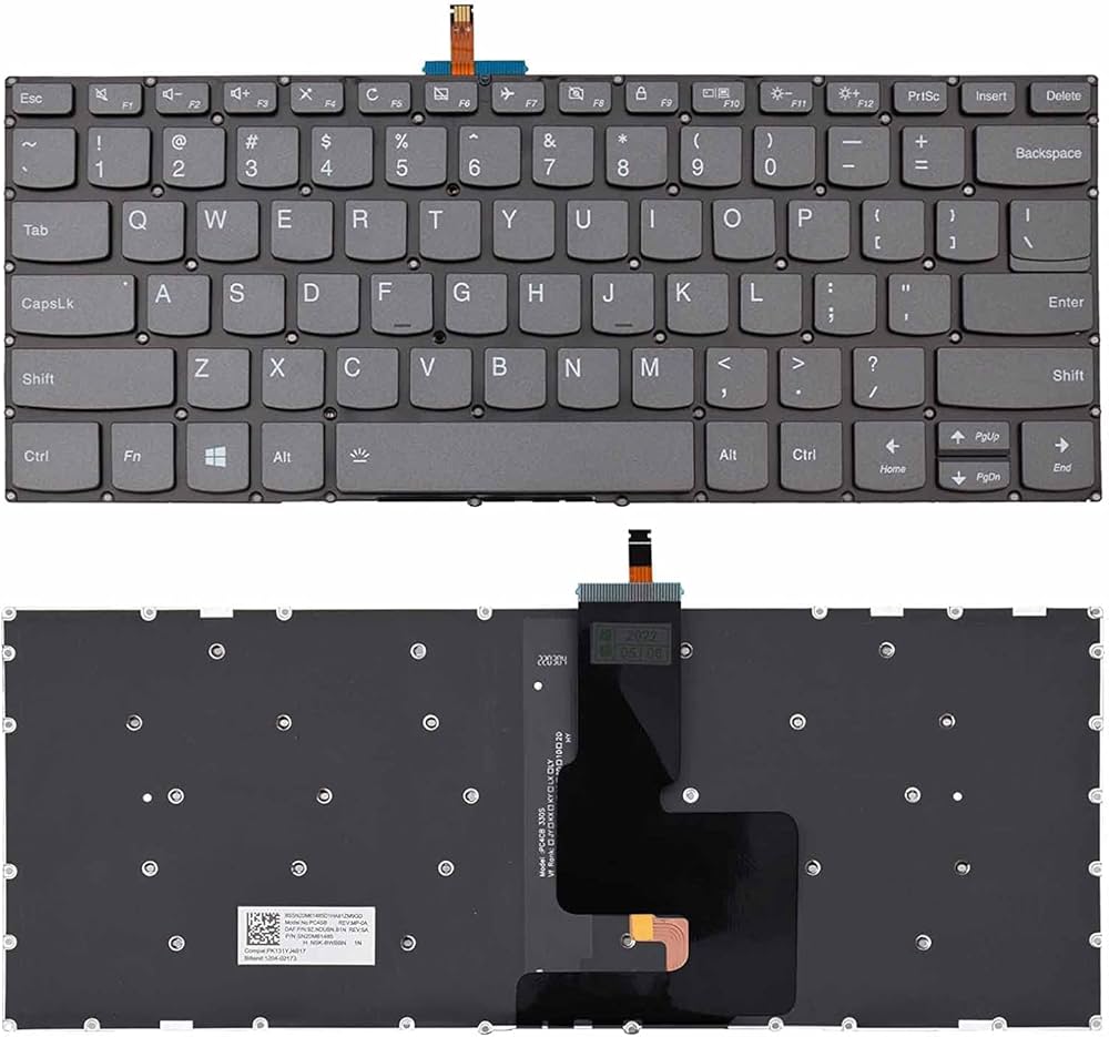 Sanj8 Backlit Keyboard Compatible for for Lenovo V14-ADA (82C6
