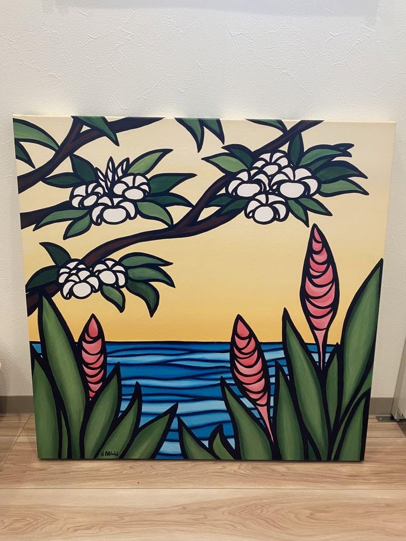 もも15メロン様】 ヘザーブラウン ジクレー版画 ハワイアン もも15