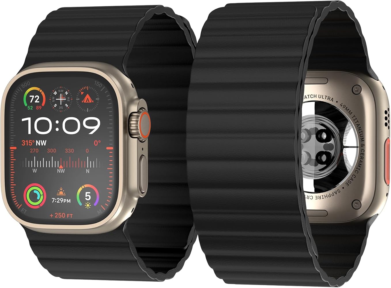 Amazon.com: Zlqmau 30MM Leather Link Extra Wide Magnetic