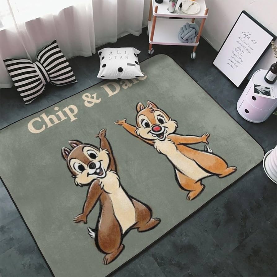 Amazon | チップとデール カーペット 長方形 ラグマット ラグ 絨毯 夏