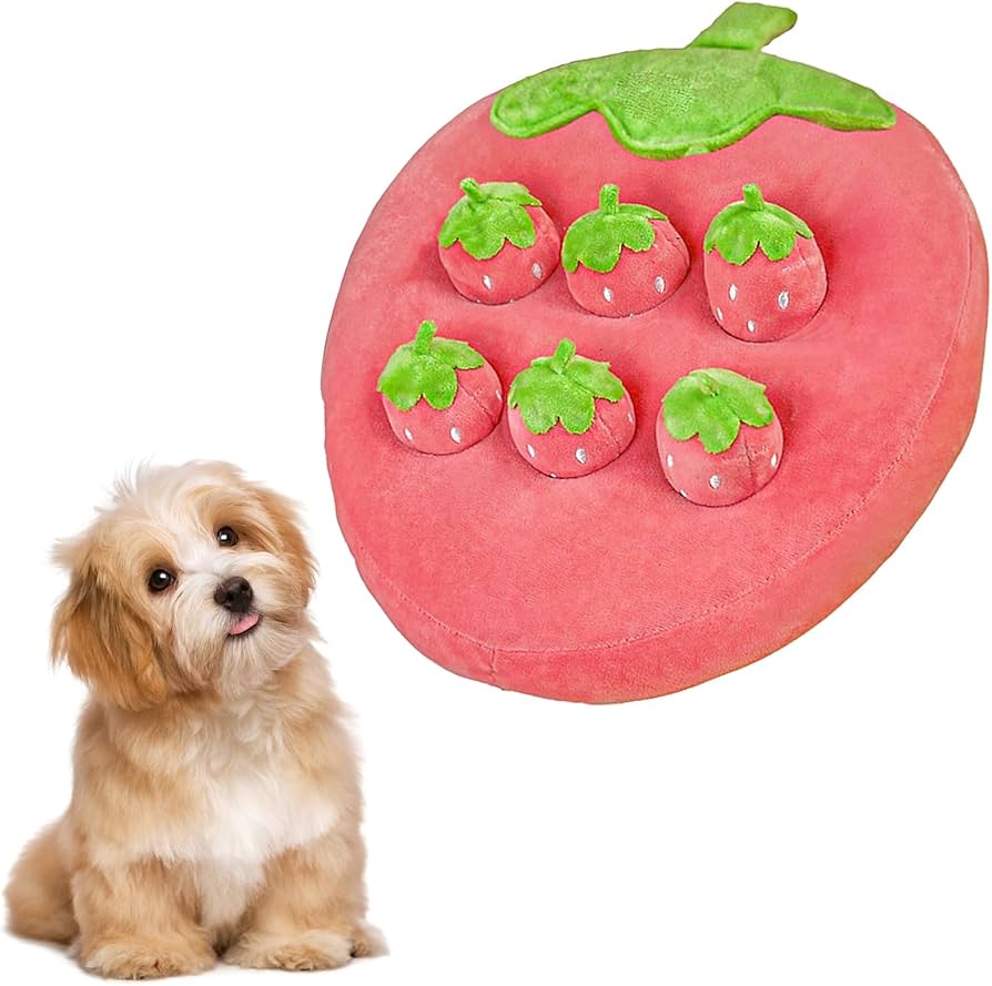 Amazon.co.jp: Malcsteridペット用品,いちごのぬいぐるみおもちゃ