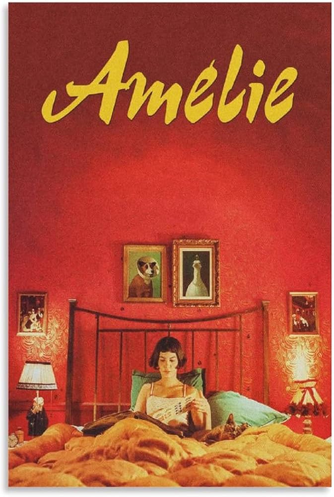 Amazon.co.jp: アメリ映画ポスター キャンバス アート ポスター