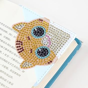 Amazon | ダイヤモンドアート コーナーブックマーク キット 四角い