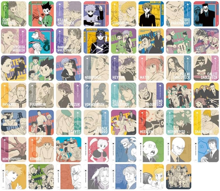 Amazon.co.jp: ハンターハンター アートコースター第2弾 全種セット