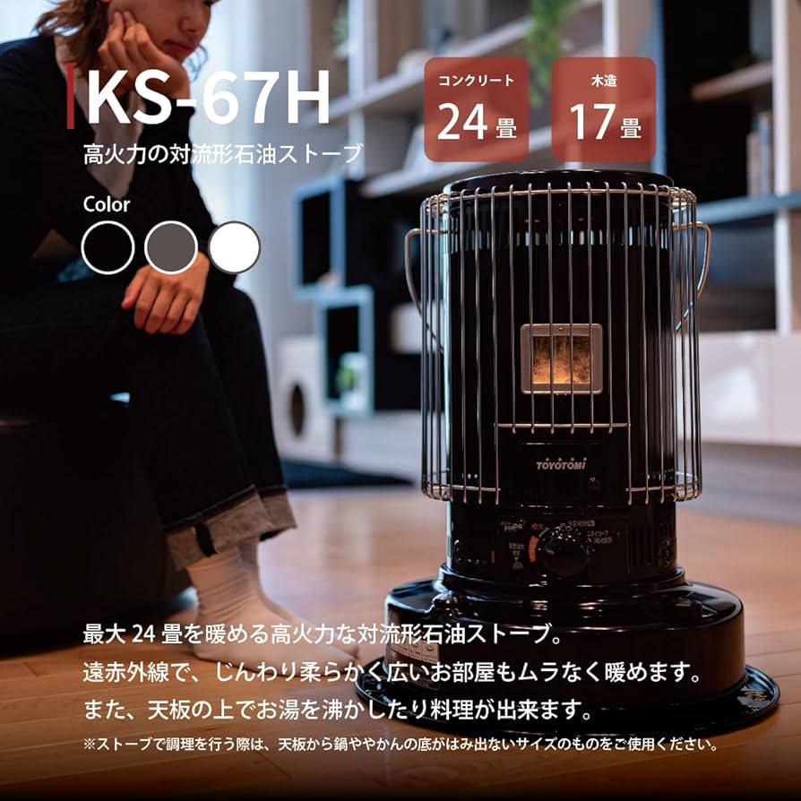 Amazon.co.jp: 【TOYOTOMI】Convection Type Kerosene Stove High Heat