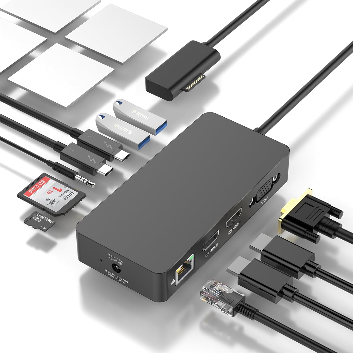 Amazon.co.jp: Microsoft Surface Dockingトリプルディスプレイ, 12 in