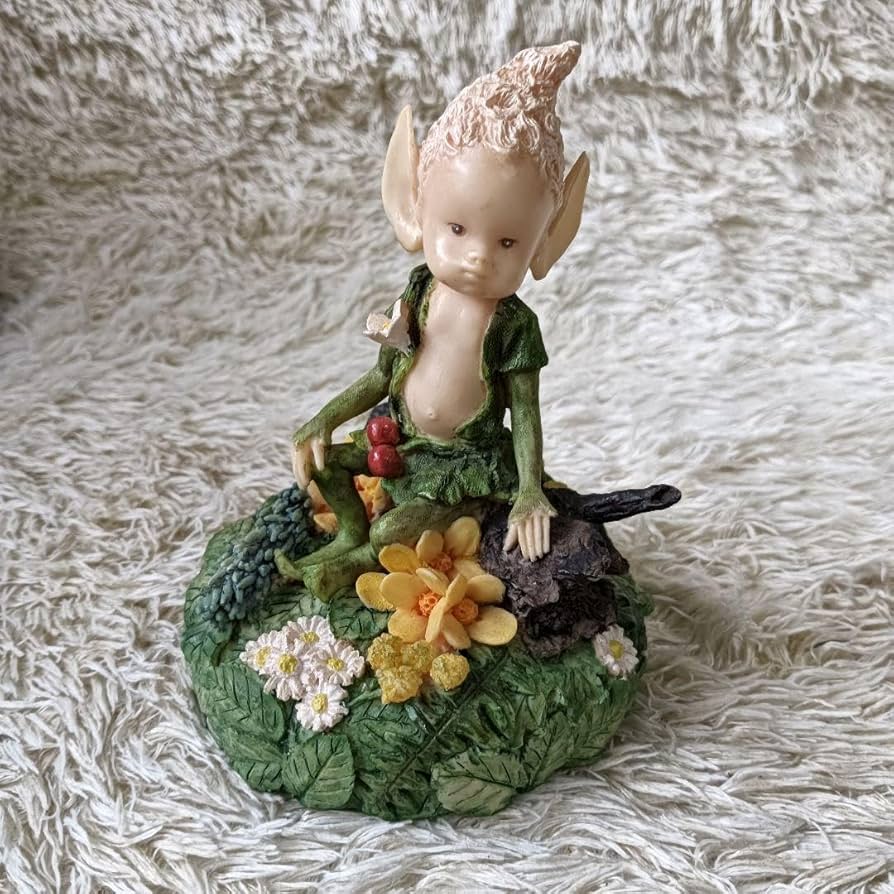 希少】与勇輝 妖精 人形 陶器 ニングル チュチュ 徹子の部屋 希少】与