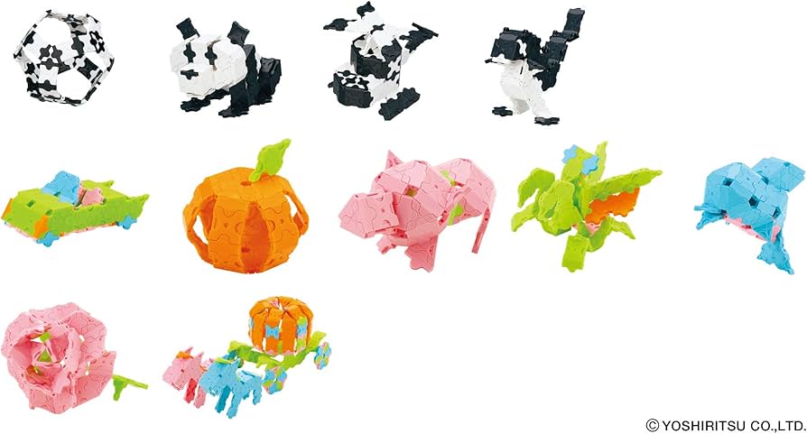 Amazon.co.jp: LaQ Basic 2400 Pastel Model Building Kit : Toys & Games