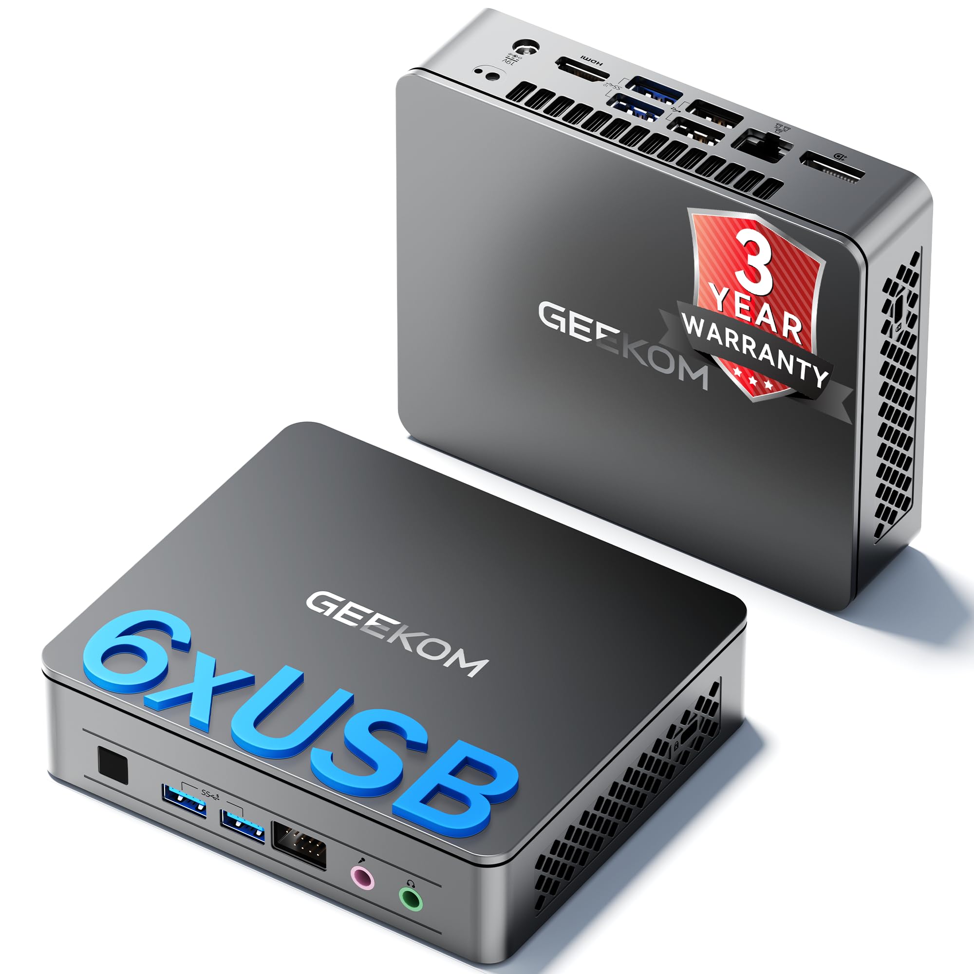 GEEKOM Air12 Lite Mini PC (3-Year Quality Support),12th Gen Intel