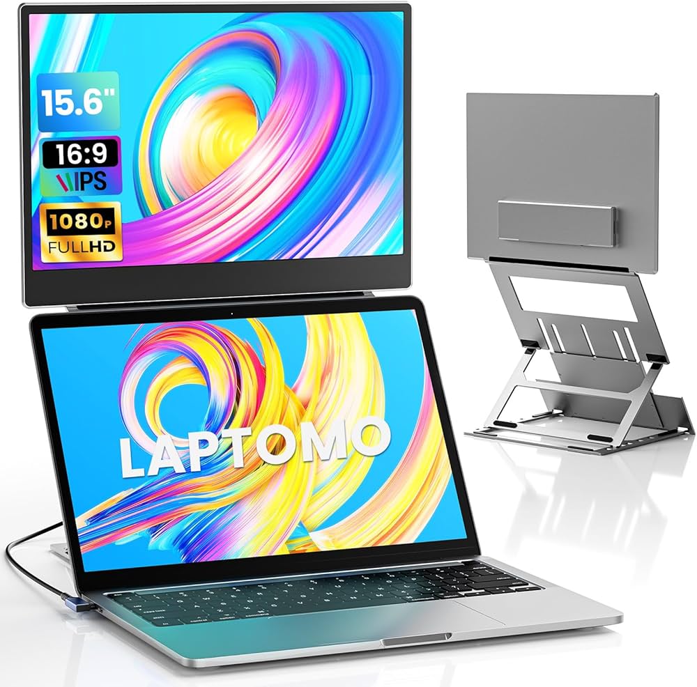 Amazon.co.jp: Laptomo Z1 デュアルモニター 15.6インチ モバイル