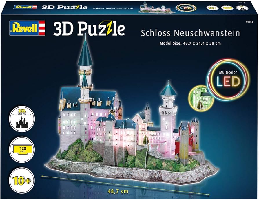 Amazon | ドイツレベル 3Dパズル ノイシュヴァンシュタイン城